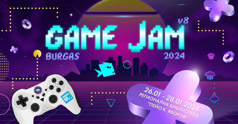 Осмият хакатон Burgas Game Jam ще се проведе в края на януари